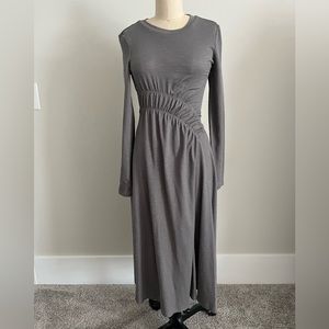Urban Revivo ruched jersey dress